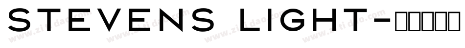 Stevens Light字体转换